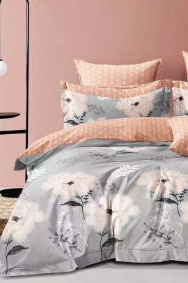 Постельное белье из сатина элит на молнии - Воздушный цветок