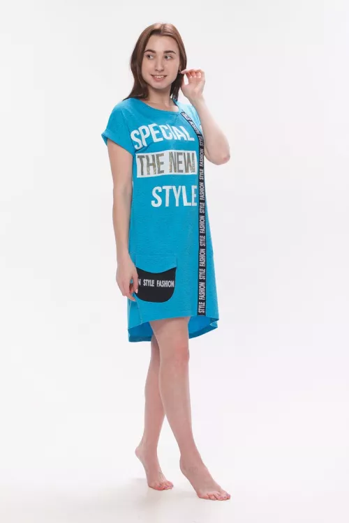 Туника женская 6-92г (бирюза)