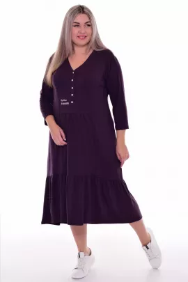 *Платье женское Ф-1-071в (черничный)