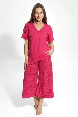 Мурка пижама женская (малина)