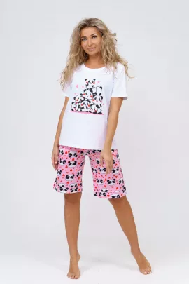 Пижама Панда П (розовый)