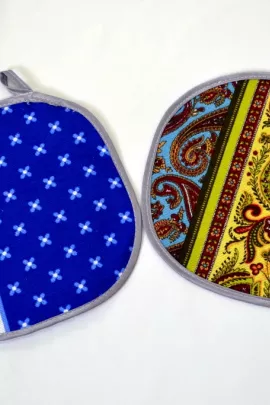 Прихватка рогожка