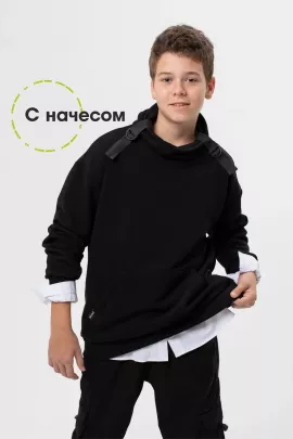 Толстовка с начесом с воротником ТФнач