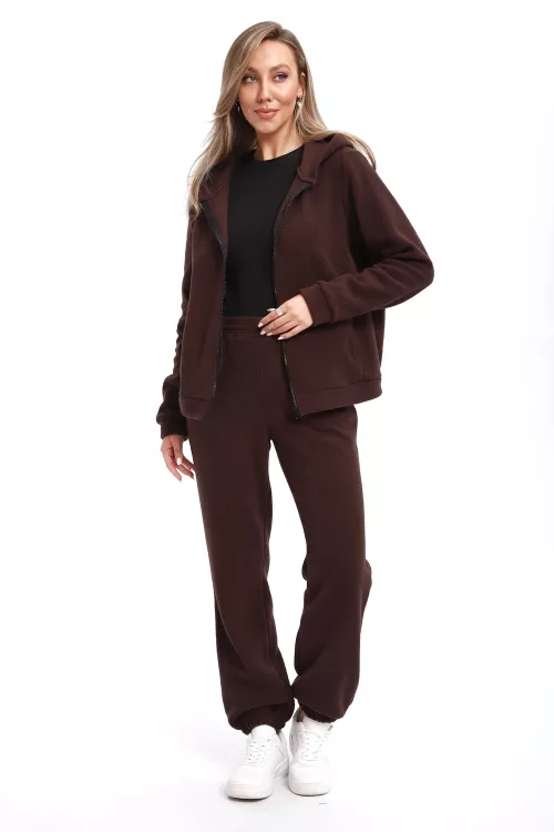 Костюм женский спортивный 193694 шоколад последний размер