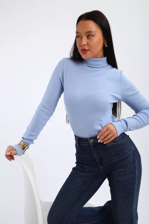 Водолазка женская с горлом теплая 32103