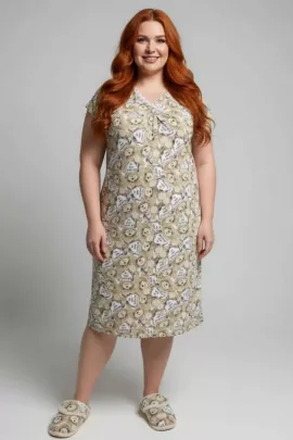 Пышечка сорочка ночная (бежевый)