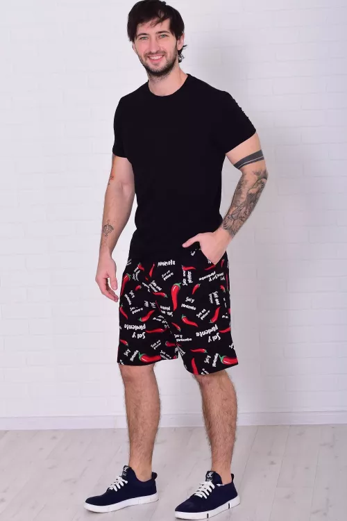 Шорты мужские 9-173л (черный)