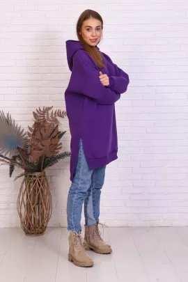Платье-худи Меган-Фиолетовый