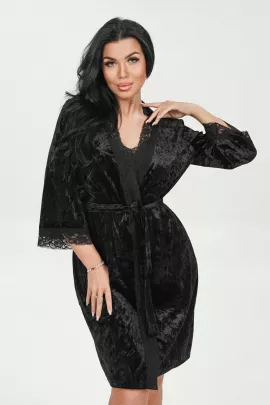 Малахит пеньюар (черный)