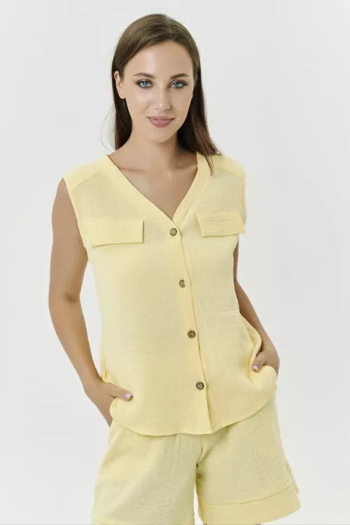 Туника 8264 желтый последний размер