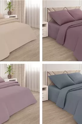 Пододеяльник 1.5сп 145х214 поплин однотонный