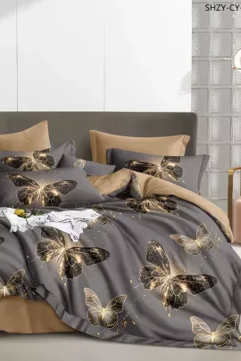 Постельное белье сатин люкс - Золотая бабочка