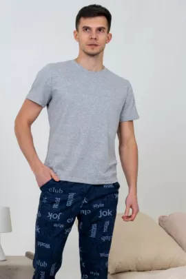 Фм-04 НСД Футболка мужская (кулирка ) Светло-серый меланж