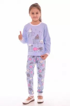 Пижама подростковая 12-029 (голубой)