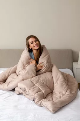 Одеяло "Волшебный сон" овечья шерсть микрофибра