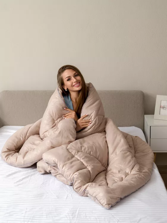 Одеяло "Волшебный сон" овечья шерсть микрофибра