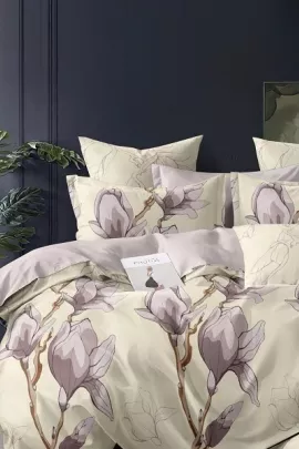 Постельное белье поплин эксклюзив на молнии - Ирис