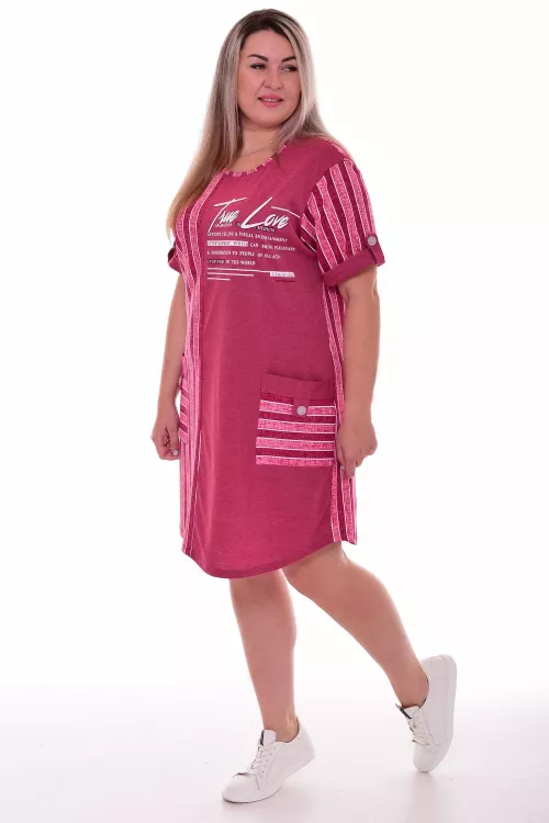 Платье женское 4-71а (розовый)