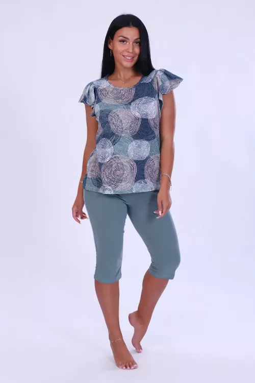 Костюм 55037 хаки последний размер