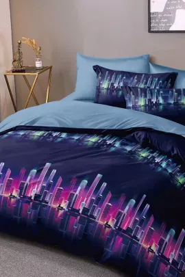 Постельное белье поплин эксклюзив на молнии - Найт