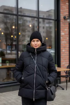 Зимняя куртка с капюшоном арт.2866 последний размер