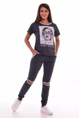 Пижама женская 5-222в (серый)